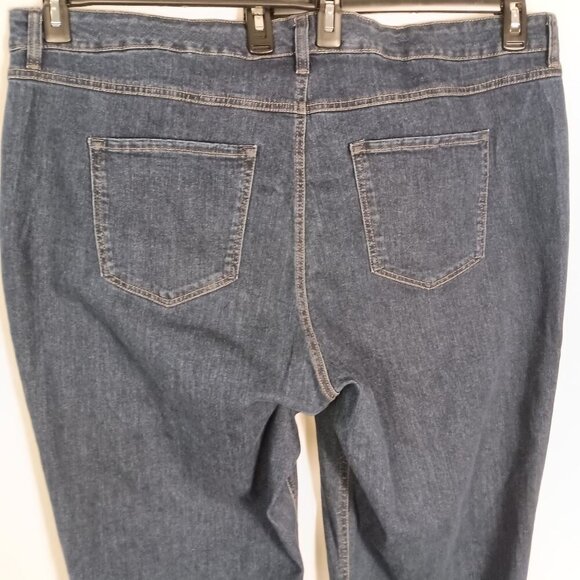 Terra & Sky Plus Jeans 24W Tummy Control Mid Rise Straight Leg Stretch NWT - Picture 4 of 9